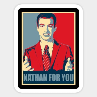 NATHAN FOR YOU NATHAN FIELDER Sticker